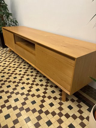 Mueble TV madera estilo nórdico