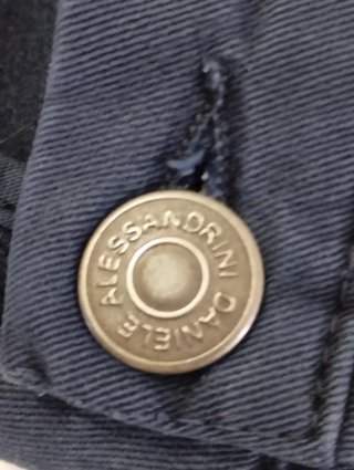 Pantaloni uomo vintage Daniele Alessandrini blu