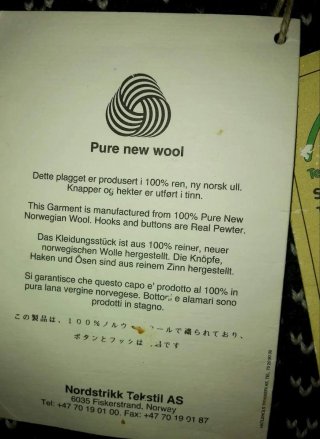 SUETER NORUEGO PURA LANA NORDSTRIKK