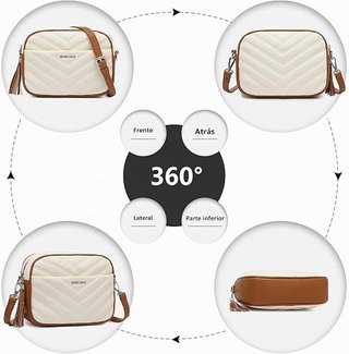 Bolso Bandolera Mujer Miss Lulu Piel