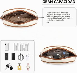 Bolso Bandolera Mujer Miss Lulu Piel