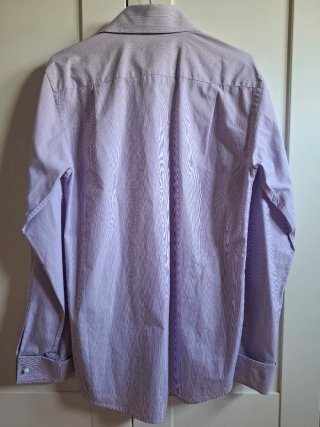 Camisa lila rayas