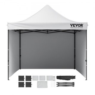 Carpa VEVOR Blanca 3x3m con 3 Paredes
