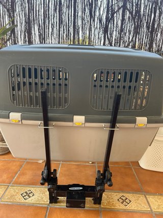 Transportín grande para perros con enganche