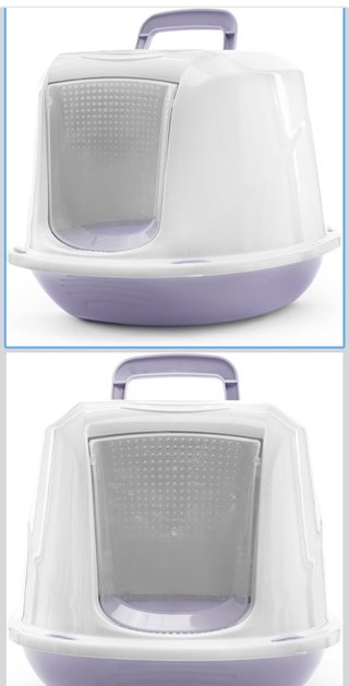 Arenero para gatos con filtro