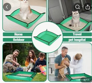Pack viaje mascotas: arenero y empapadores
