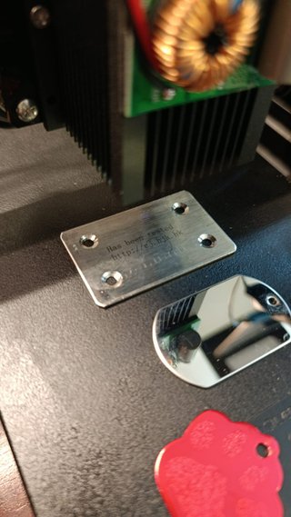 Grabadora de metal por Láser Alta Potencia 10W fib