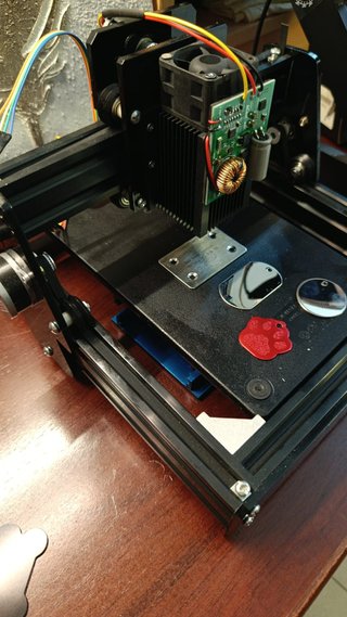 Grabadora de metal por Láser Alta Potencia 10W fib