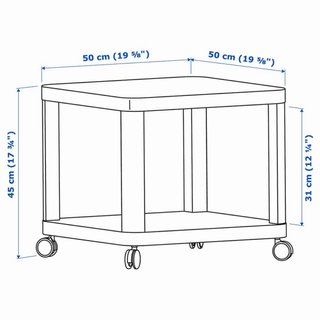 Mesa auxiliar TINGBY IKEA teal