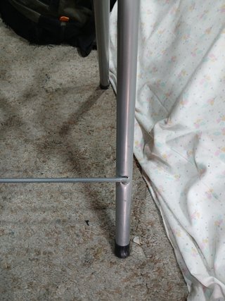 Taburete plegable marron 60cm muy comodo