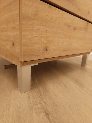 Mueble de baño madera y metal