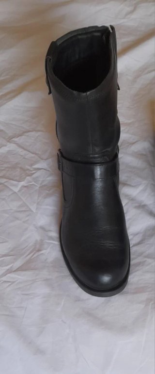 Botas de cuero motorista Talla 45.5 hombres