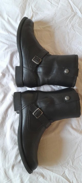Botas de cuero motorista Talla 45.5 hombres
