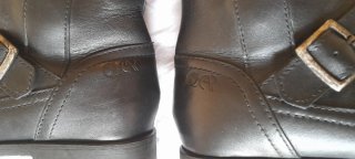 Botas de cuero motorista Talla 45.5 hombres