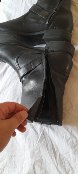 Botas de cuero motorista Talla 45.5 hombres