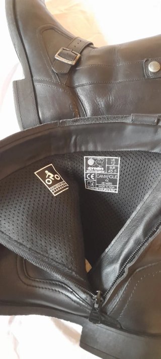 Botas de cuero motorista Talla 45.5 hombres
