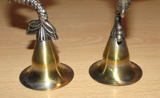 Lote candelabros porta velas ave pez chino candil