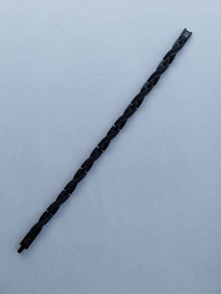 Braccialetto acciaio con punti magnetici colorati