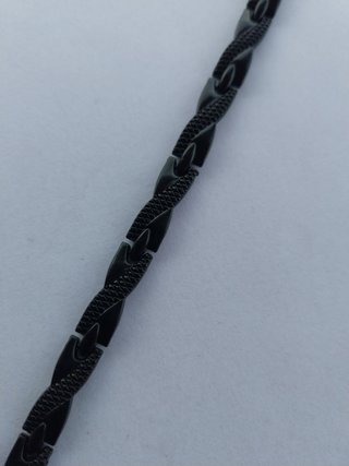 Braccialetto acciaio con punti magnetici colorati