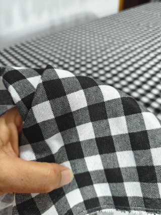 Retal 2x1,40 de tela de loneta Vichy