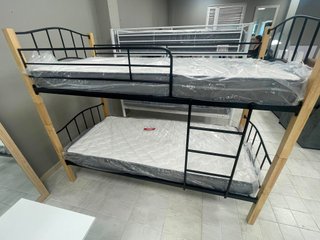 Litera individual madera y metal
