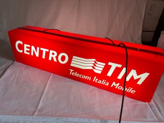 Insegna Luminosa Centro TIM Bifacciale