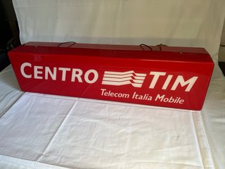 Insegna Luminosa Centro TIM Bifacciale