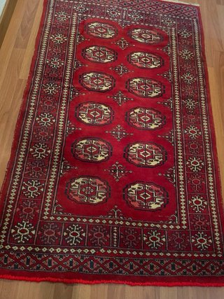 Tappeto Persiano Rosso 140x80 vede certificato