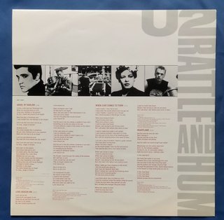 U2 Rattle And Hum 2xLP Gatefold 1988