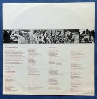 U2 Rattle And Hum 2xLP Gatefold 1988
