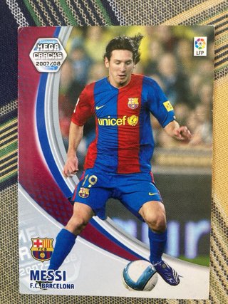 Cromo messi mega cracks 2007/08