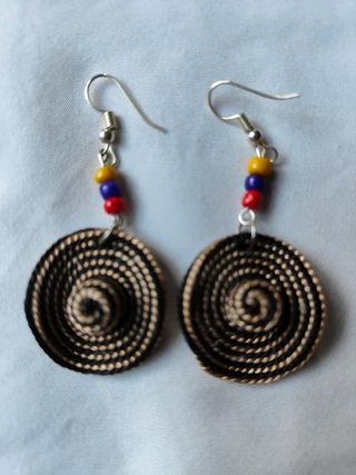 Pendientes Sombrero Vueltiao Artesanales Colombian