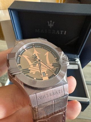 Reloj Maserati Potenza R8851108011 Marrón/Dorado