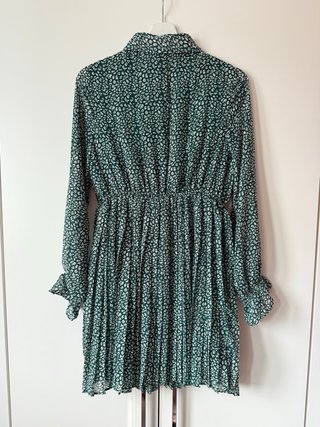 Vestido Cerise Blue Paris verde estampado
