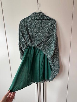 Vestido Cerise Blue Paris verde estampado
