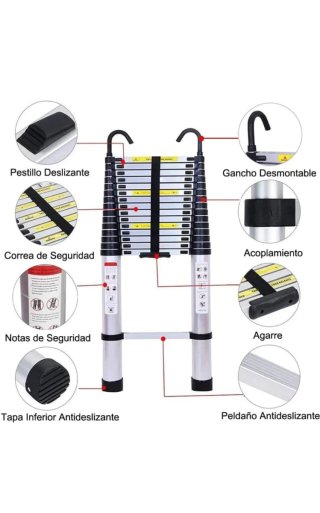 Escalera telescopio 6,2m