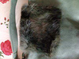 Bolso de piel verde