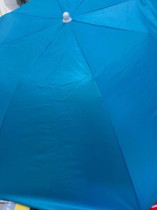 AKTIVE Sombrilla playa 180 cm, Plegado compacto,