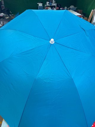 AKTIVE Sombrilla playa 180 cm, Plegado compacto,