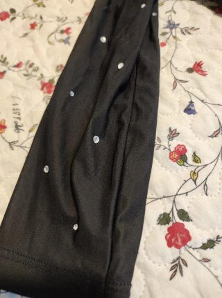 Maillot gimnasia negro pedrería