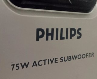 Subwoofer Philips 75W Activo