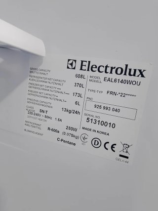 Nevera Americana Electrolux acero inoxidable