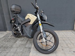 Moto Eléctrica Zero Enduro Beige/Negra