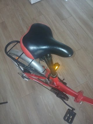 Bici Plegable Urbana 20 Boomerang Roja