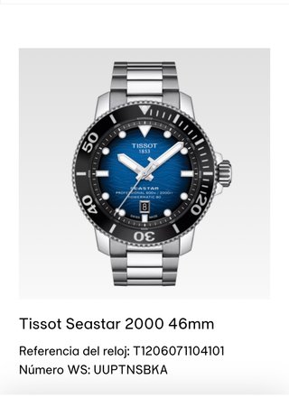 Tissot Seastar 2000 Powermatic 80