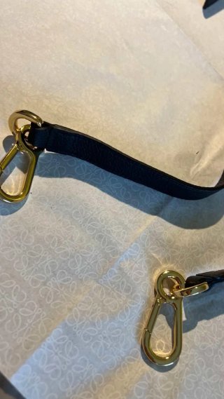 Loewe Puzzle Small Negro Piel Ternera