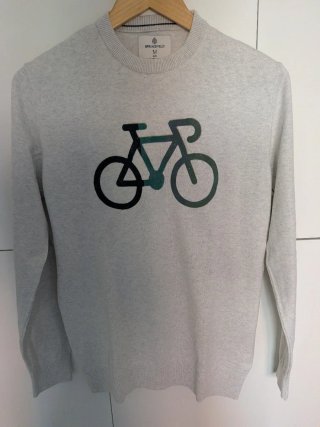 Jersey Springfield gris con bici talla M
