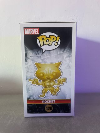 Funko Pop! Rocket Marvel Studios 420 Dorado