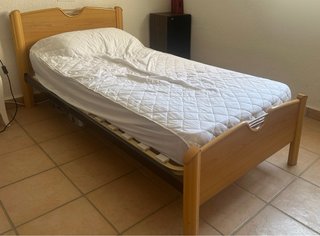 2 Camas madera 80x190 con colchón