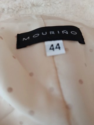 Abrigo beige mujer talla única
